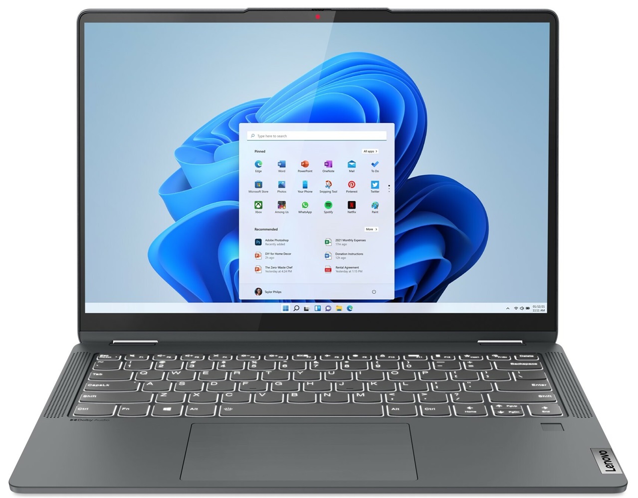 Lenovo Ideapad Flex 5i (82R70068IN) Laptop (Core i5 12th Gen/8 GB/512 GB SSD/Windows 11)
